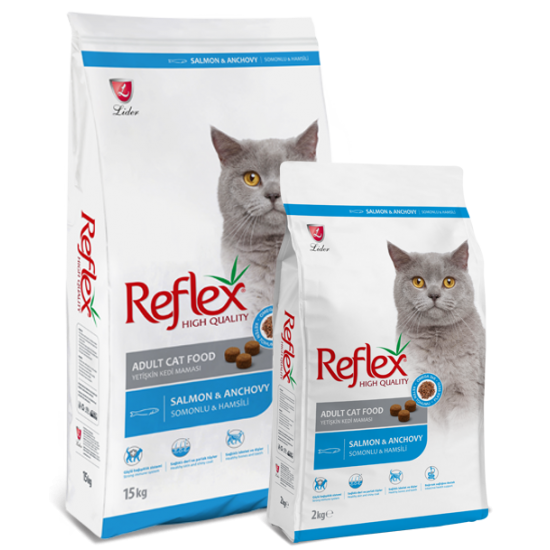 Reflex Somonlu & Hamsili Yetişkin Kedi Maması 2 kg